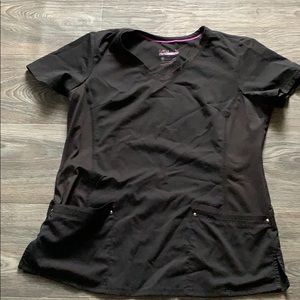 Black scrub top